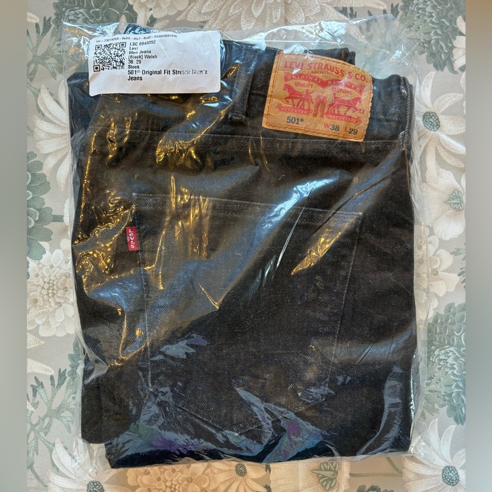 Levi's 501 Stretch Original Fit Men’s Jeans - 38W 29L
